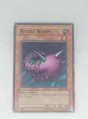 Needle Worm Comun Db2-en102 Detalles Yugioh 