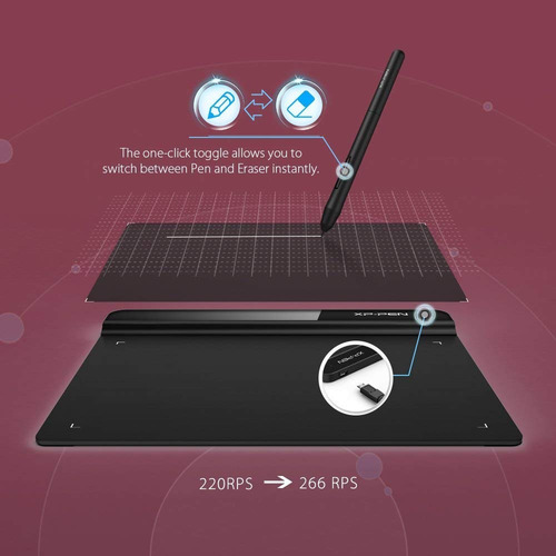 Tableta gráfica XP-Pen Star G640 black