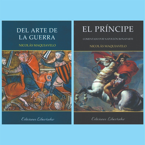 Nicolás Maquiavelo Lote X 2 Libros Nuevos El Príncipe