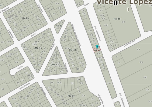 Terreno En Venta Sobre Av Libertador 1100 - Vicente Lopez