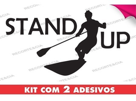 Adesivo Stand Up Shape Prancha Stand Up