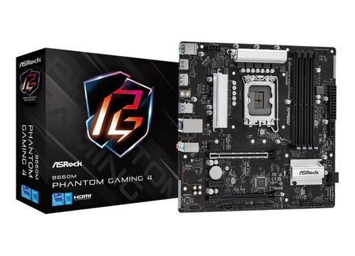 Placa Mae Asrock B660m Phantom Gaming Ddr4 Lga1700 12/13gen