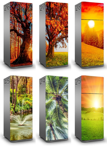 Vinilos Decorativos Para Heladeras-paisajes-full Hd