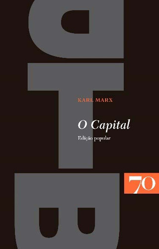 Libro Capital O Edicao Popular De Marx Karl Edicoes 70