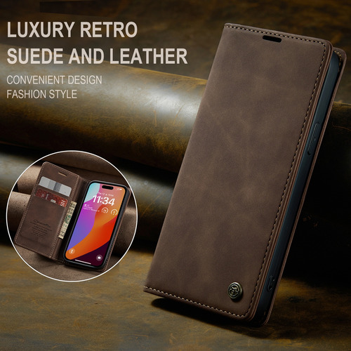 Funda De Cuero Tipo Billetera Con Ranura For Tarjetas For Samsung A06
