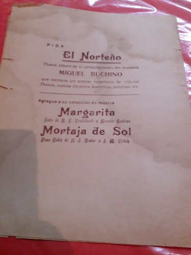 Partitura Acordate De Tu Vieja Tango Herme Tavarozzi Antille (Usado)