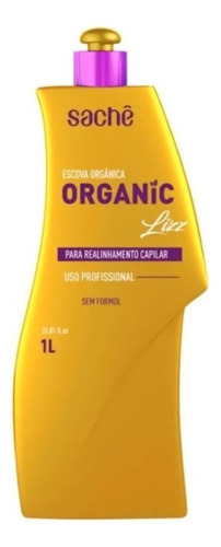 Sachê Profissional Organic Lizz - Progressiva Sem Formol