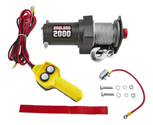 Winch Badland, 2,000 Lbs, 910 Kgs