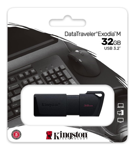 Pack 25 Unidades Pendrive 64 Gb Kingston - 100% Original