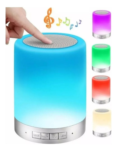 Lámparas De Velador Lámpara Velador Lampara Touch Speaker