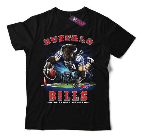 Remera Buffalo Bills Equipo Nfl 35 Dtg Premium