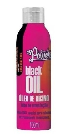 Oleo De Ricino Soul Power Black Oil Óleo De Rícino 100ml