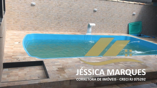 Imagem 4 de 12 de Casa 2 Quartos, Área Gourmet E Piscina Em Unamar - Jmc80