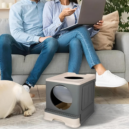 Caja De Arena Cerrada Para Gatos