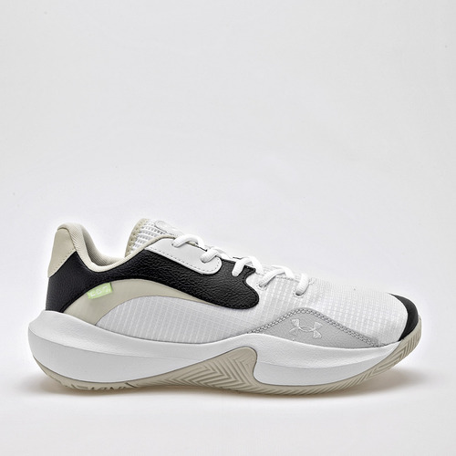 Tenis Hombre Under Armour 3027646-100 Blanco Negro