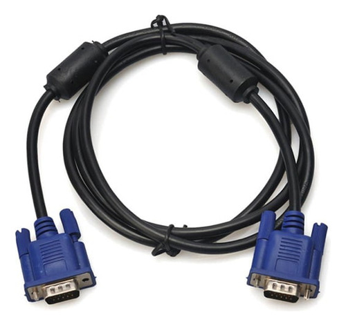 Cable Vga 1.5mts Macho A Macho Con Doble Filtro Alta Defin.