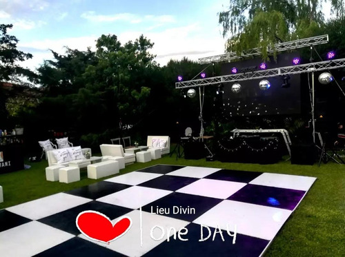 Alquiler De Pista De Baile, Livings, Carpas, Gazebos, Dj