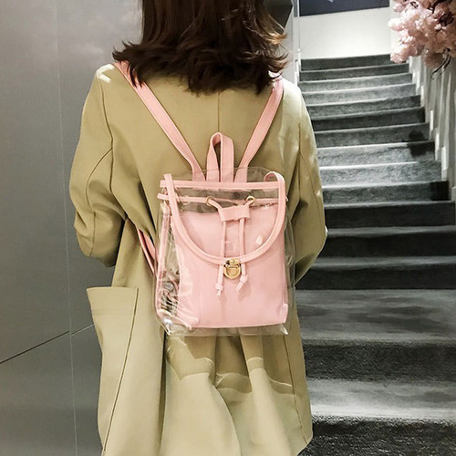 Muyier Mochila/bolsa Transparente, Bolsa De Viaje