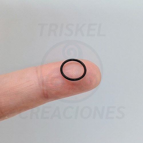 Piercing Nariz Titanio Argolla Clicker 0.8mm Negro Nostril