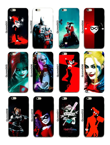 Funda iPhone X 8 7 6 5 Se 5s Plus Harley Quinn Girls Tpu