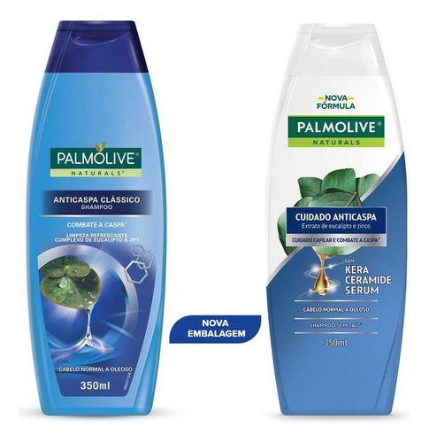 Kit C/ 2 Shampoo Anticaspa Classico 350ml Palmolive