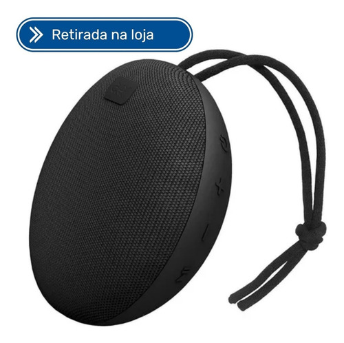 Caixa De Som Sem Fio Bluetooth 5w Cor Preta - Aercx01bk