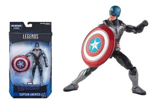 Figura Capitan América Traje Cuantico Avengers Endgame