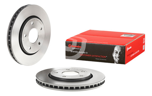 Disco Brembo Chrysler Grand Voyager 3.8 08-19 Del Pza 