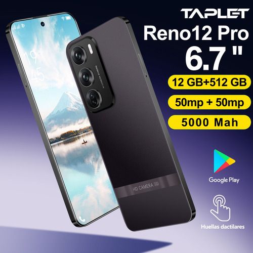 2025 Dual Sim Reno 12 Pro 512gb+12gb Desbloqueado Nuevos Smartphones Android Compatibles Con La 5g Wifi
