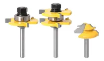 Comprar Brocas Fresas Ranura Perfil Eje 1\u002F4 6mm Router Trompo Madera