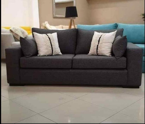 Sillon Sofa Ecocuero Talampaya 3 Cuerpos Linea Premium 