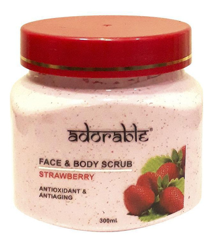 Adorable Exfoliante Cuerpo Y Rostro Fresa 300 Ml