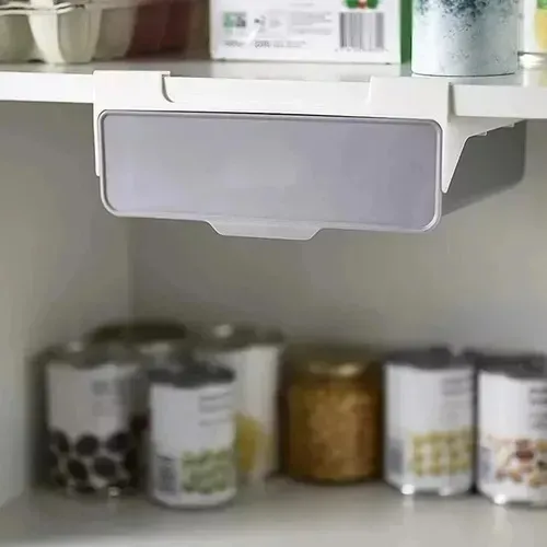 Especiero Plegable Organizador 6 Frascos Cocina Estante Blanco Y Gris
