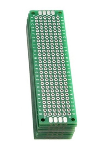 Placa Pcb Universal Dupla-face Pré-furada 3cm X 7cm.