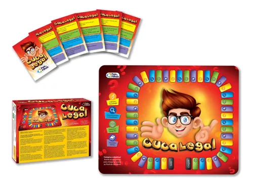 Combo - Jogo Cuca Legal 600 Perguntas + 6 Jogos Clássicos Damas