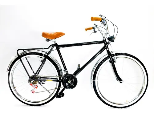 Bicicleta Cl sica Retro Vintage Faro Led Y 18 Velocidades Cuotas
