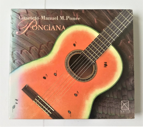 Cuarteto Manuel M. Ponce Cd Ponciana Guitarra Clasica 