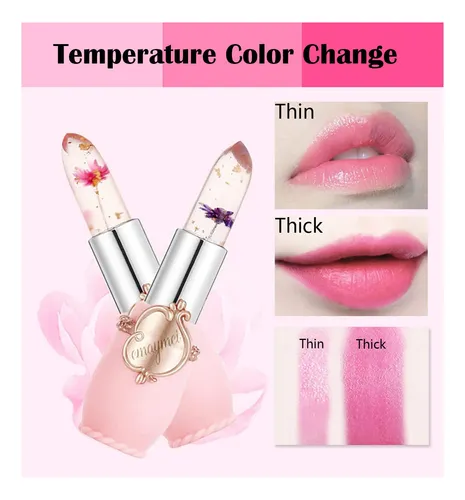 Btspring Lpiz Labial Transparente De Jalea De Flores, 6 Paqu