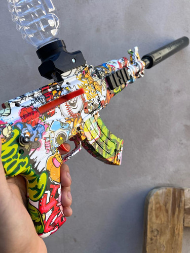 Rifle De Juguete Automático De Hidrogel Ak47- Recargable. Modelo Ak47