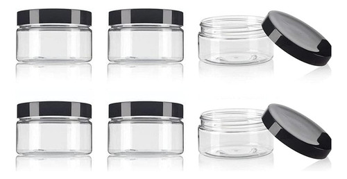 8 Oz / 250ml Pet Plastic Refillable Jars Empty Cosmetic...