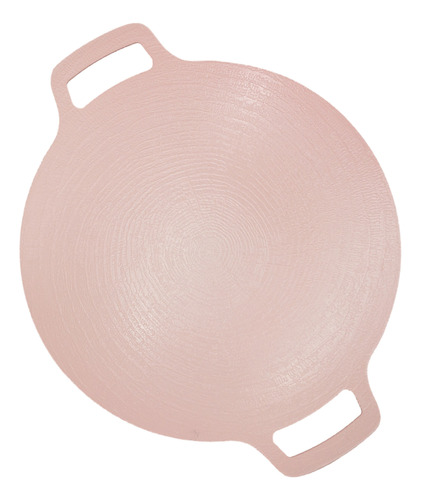 Comal Antiadherente De Ceramica Rosa 34 Cm