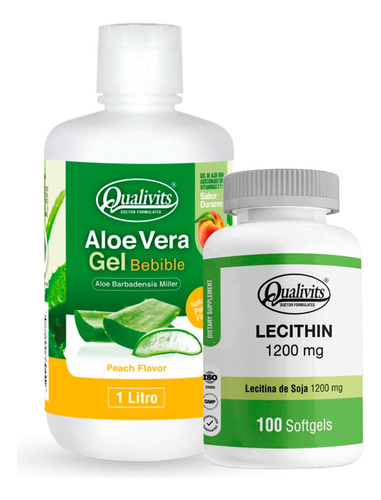 Lecitina De Soja + Aloe Vera Bebible 1 Litro - Qualivits
