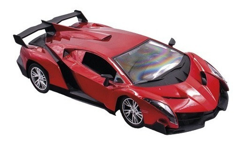 Carro Fast Machine Controle 4 Funções Vermelho Pica Pau 3947