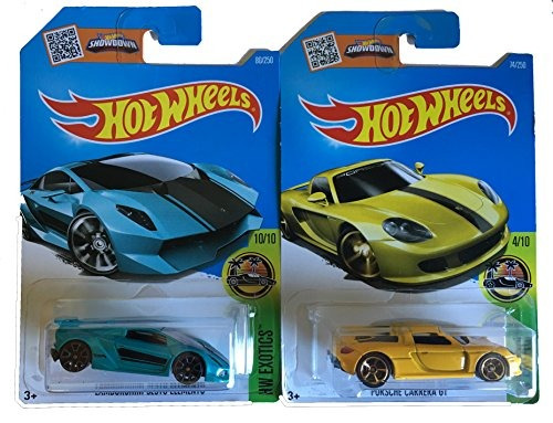 Hot Wheels 2016 He Exóticos De Porsche Carrera Gt (amarillo)