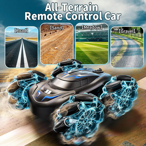 Coche De Acrobacias Rc Con Detección De Gestos Con Luces Led