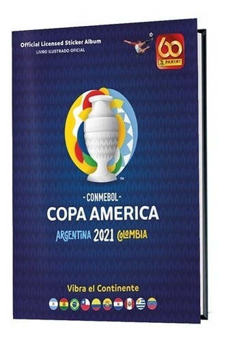 Álbum Capa Dura Copa América 2021 Completo Para Colar