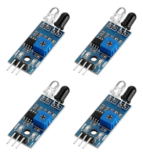 Detector De Obstáculos Infrarrojo Hw-201 Arduino (4 Pzs)