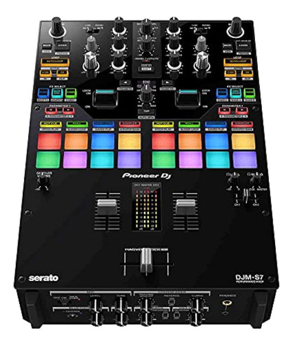 Pioneer Dj Djm-s7 - Mezclador De Dj De 2 Canales Con Interfa