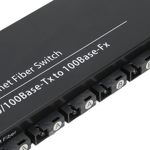 Fibra Ethernet Tx1310nm Rx1550nm, 6 Puertos Ópticos, 2 Eléct