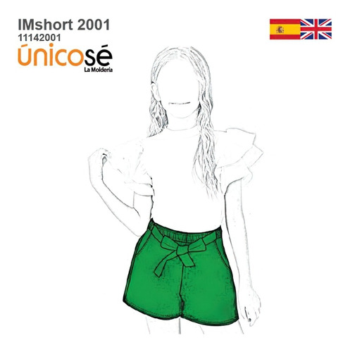 ( Moldes De Ropa)  Short Basico Adulto E Infantil 2001